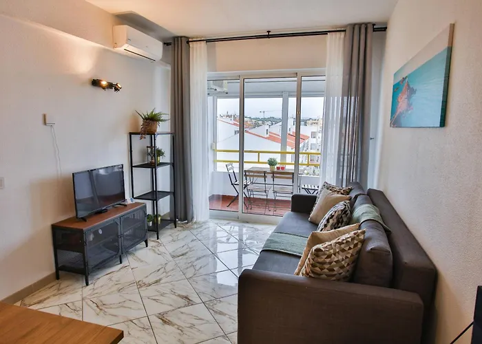 Go4portugal - Lagoa - 3 Min From With Airco And Balcony Апартаменты