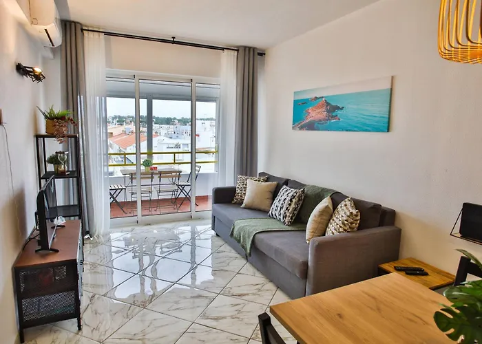 Go4portugal - Lagoa - 3 Min From With Airco And Balcony Апартаменты Картейра